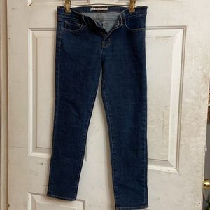 J Brand ankle crop leggings in Stone.